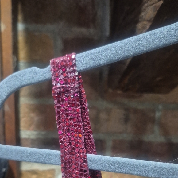 bebe Sparkling Burgundy Maxi Dress - Picture 6 of 6